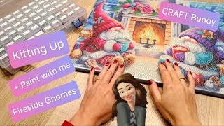 💎 Diamond Painting mein 5. Kitting Up ✂️+ Paint with me Weihnachtliches Gnomenbild |  Craft Buddy 🛍️