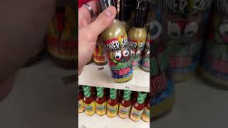 Strangest Hot Sauce we've ever seen #hotsauce #shopping #barbecue