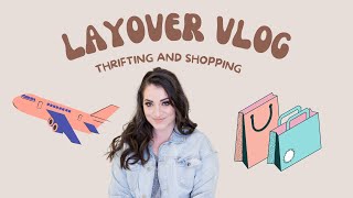 Come Thrifting With Me while on a layovers | Flight Attendant Life