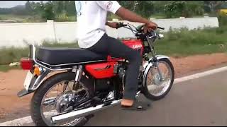 Yamaha Rx 100 with twin cylinder ( 100 cc converted to 200 cc)