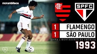 Flamengo 1x1 São Paulo - 1993 - LIBERTADORES PEGANDO FOGO NO MARACANÃ E GOLAÇO DE PALHINHA! 🔥