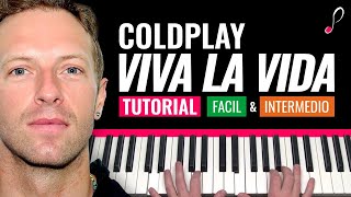 Como tocar "Viva la vida"(Coldplay) - Piano tutorial y partitura