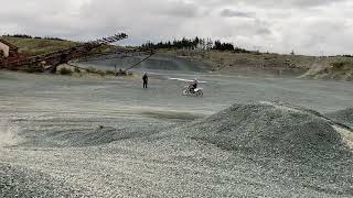 Crf 450r hitting jump