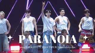 [4K] 백현 - PARANOIA / 240728 Lonsdaleite dot (DAY2) #백현 #BAEKHYUN #LonsdLeitedot