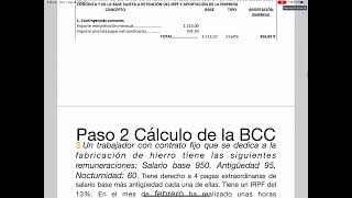 Nomina para principiantes/ sencilla Fol paso 2 cálculo de la BCC