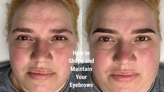 How to Shape and Maintain Your Eyebrows