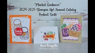 REPLAY FB Live #132 3 card creations with Market Goodness - Stampin Up!