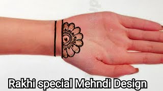 Rakhi special mehndi design/new simple mehndi design/Janmashtami special mehndi design/मेहंदी डिजाइन