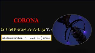 Lecture-2 Critical Disruptive Voltage (Vd) || Corona Discharge