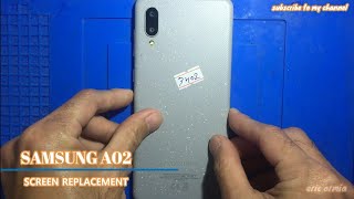 SAMSUNG A02 - (SM-A022F) - LCD SCREEN REPLACEMENT - CHANGE DISPLAY