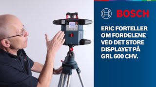 Eric forteller om fordelene ved det store displayet på GRL 600 CHV Professional