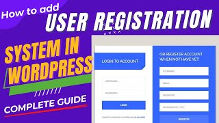 How to add a User Registration System in WordPress website (2022) | Ultimate Membership Plugin