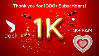 Thanking all our 1K Subscribers!!