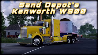 Sand Depot's Custom Kenworth W900 in American Truck Simulator