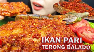 ASMR IKAN PARI SAMBAL TERONG BALADO | ASMR INDONESIA