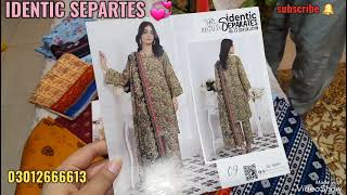 IDENTIC SEPARATES 💞  #2024  COLLECTION  #3PCS SUIT  #NEW ARRIVAL  @FAIZAN FABRIC