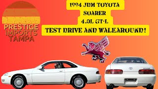 JDM Import 1994 Toyota Soarer 4.0 GT-L walk around and test drive!