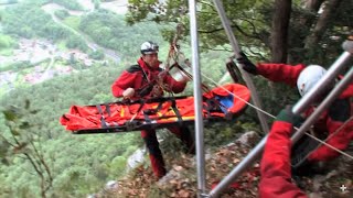 Gorges du Verdon : Bloqué sur une paroi en pleine montagne