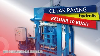 Mesin cetak paving hydrolis | mesin cetak paving hydrolik | cetak paving hydrolis