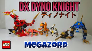 Pt.7 DX Dyno Knight Megazord Review | LEGO MEGAZORD | LEGO COMBINER: Pt. 7 #lego #howto