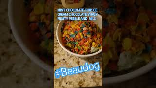 Late night snack hack.  the combination of textures and flavors is great.  #Beaudog