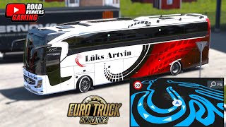 What are these Roads | New 2024 Travego 16 SHD Bus Mod | Euro Truck Simulator | Ets2  | Logitech g29