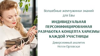 Индивидуальная персонифицированная разработка концепта харизмы каждой участницы. Нелли Орловская