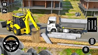 Real City Construction Simulator Driving Job As Construction Excavator For Android iOS GamePlay Vide