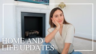 HOME AND LIFE UPDATES | PLUS MY FIREPLACE REVEAL! Kate Hutchins