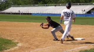 Tyler Lehmann starts 5-5-3 double play for Robbinsville