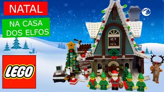 LEGO NATAL Casa Dos Elfos do Papai Noel 10275 (Unboxing, Review)