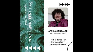 1st International ICBAS Webinar Series | África González