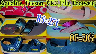 RS=19₹//OF=72%#Aqualite,VKC,Tucson Silppar Chappal Wholesale Market #सिल्पर चप्पल सीधे गोदाम से