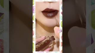 Brown shade liquid lipstick tutorial! #haryanvisong #matakchalugi #sapnachoudary