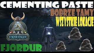 Ark Survival Evolved Fjordur - GDZIE ZNAJDE BOBRZE TAMY? CEMENT? CEMENTING PASTE? WSZYSTKIE LOKACJE!