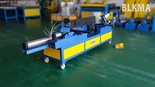 BLKMA pneumatic air duct tube seaming machine,pneumatic type zipper,ventilation air duct lock seamer