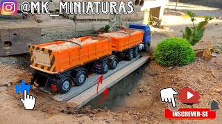 viajando com meu volvo fm carregado #brinquedos #miniaturas #miniaturasdecaminhão #fazenda #minis