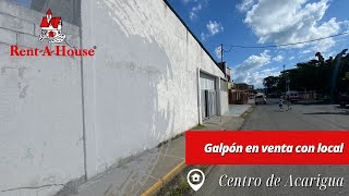 📍Galpón en venta con local centro de Acarigua Portuguesa, Venezuela 🇻🇪