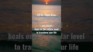 ✨Transformation✨ #meditation #solfeggio #healing #healingsounds #shorts #oceansounds #528hz #zen #yt