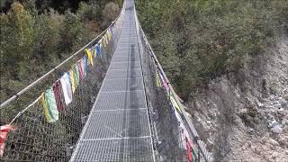 Bhutan Hängebrücke Leuk