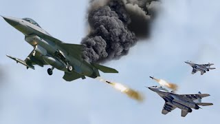 30 секунд назад, 10 США F-16, входящие в российское воздушное пространство, были сбиты на 3