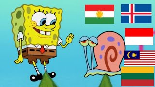 SpongeBob - Hey Gary in 42 languages (Late Birthday Special)