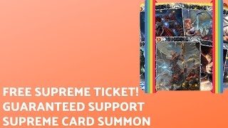 Mobius FF - Guaranteed Support Supreme Card Summon (free!)[+New Year's Free Summon first]