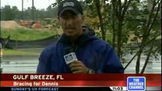 Hurricane Dennis Coverage (7/10/05 - 11am) - The Weather Channel