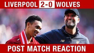 "BE PROUD OF THIS TEAM!" Liverpool v Wolves 2-0 Final Day Fan Reaction # LIVWOL