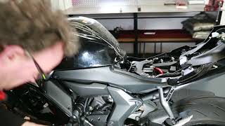 Yamaha R7 How to install a Cordona Quick Shifter