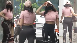 Nora Fatehi Hot In Pink And Black