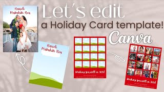 Let's edit this Holiday Card using Canva! *Tutorial*