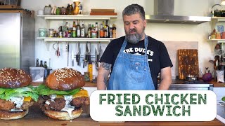 Fried chicken (i sandwich)