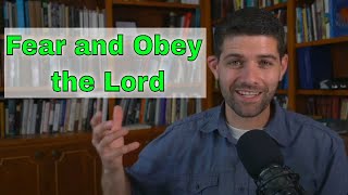 Fear and Obey the Lord - Deuteronomy 5:23-33